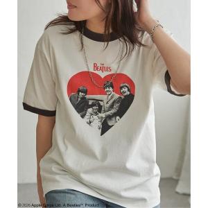 tシャツ THE BEATLES ザ ビートルズ リンガープリントTシャツ メンズ レディース