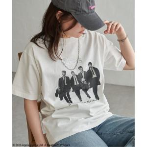 tシャツ THE BEATLES ザ ビートルズ レコードプリントTシャツ メンズ レディース
