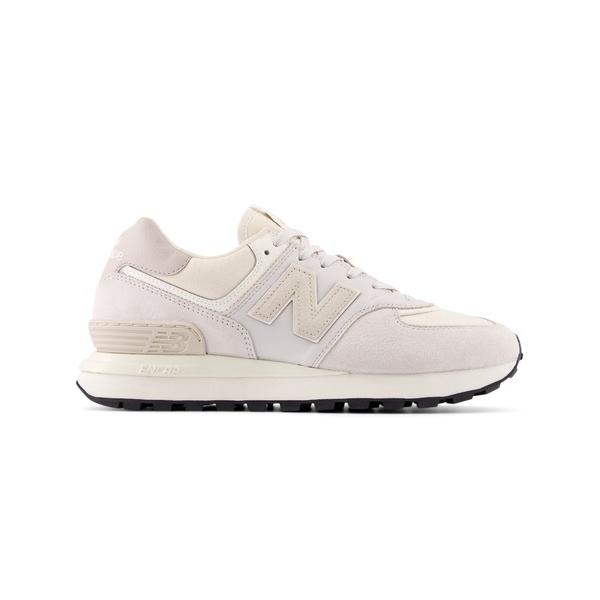 「New Balance」 ローカットスニーカー 24.0cm ライトグレー レディース