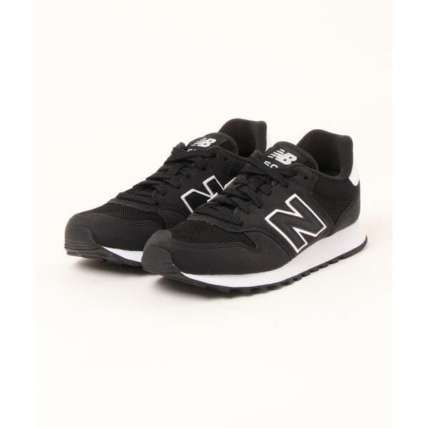 「New Balance」 ローカットスニーカー 24.0cm ブラック レディース