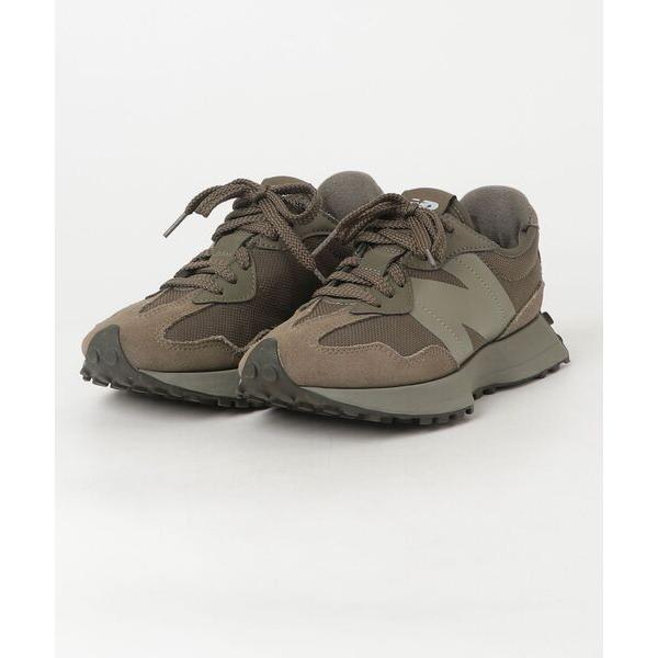 「New Balance」 ローカットスニーカー 24.5cm グリーン レディース