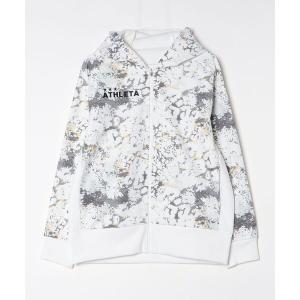 「ATHLETA」 ジップアップパーカー M ホワイト メンズ