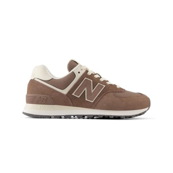 「New Balance」 ローカットスニーカー 23.0cm ブラウン レディース