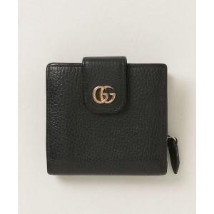 「GUCCI」 GGマーモント 財布 - ブラック レディース