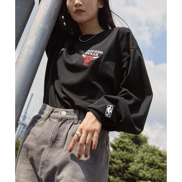 「NBA」 長袖Tシャツ L ブラック メンズ