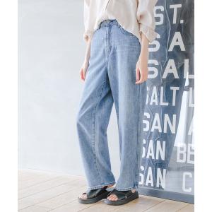 「GLOBAL WORK」 デニムパンツ SMALL サックスブルー レディース