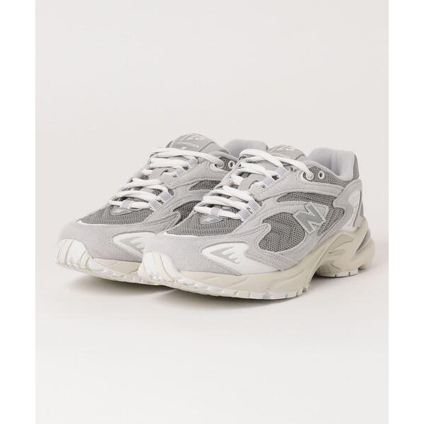 「New Balance」 ローカットスニーカー 24.5cm グレー レディース