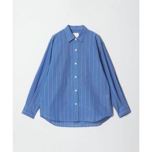 ブラウス シャツ 「conte」シアー ストライプ レギュラーカラーシャツ レディース｜ZOZOTOWN Yahoo!店
