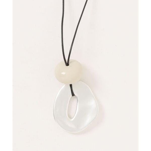 tシャツ metallic oval motif combi necklace /メタリックオーバル...