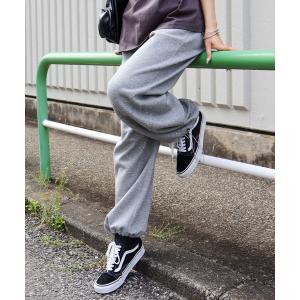 スウェットパンツ ジャージ スタッズ付スウェットパンツ レディース