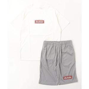 パジャマ 上下セット ダブルフェイスメッシュ 速乾 Tシャツ＆ ハーフパンツ　PRIMAL POINT メンズ レディース