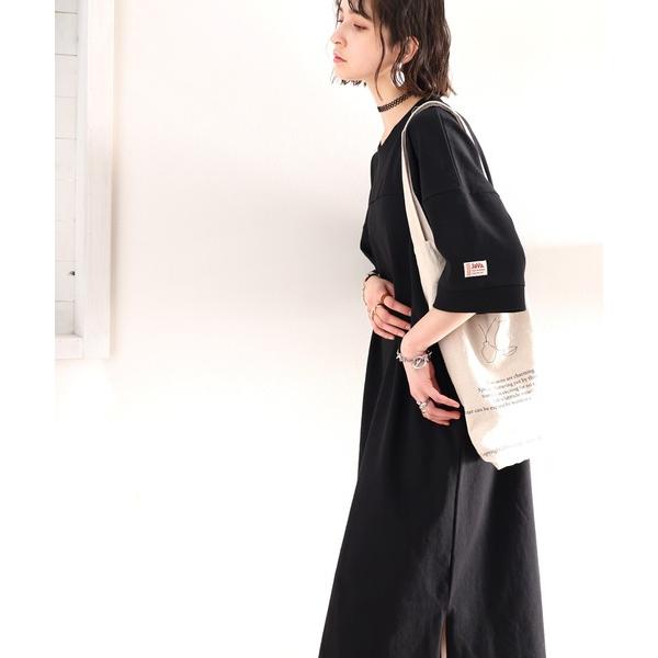 「Java」 半袖ワンピース MEDIUM ブラック レディース