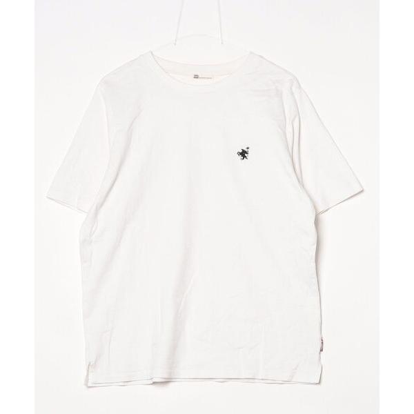 「Java」 ワンポイント半袖Tシャツ X-LARGE ホワイト レディース