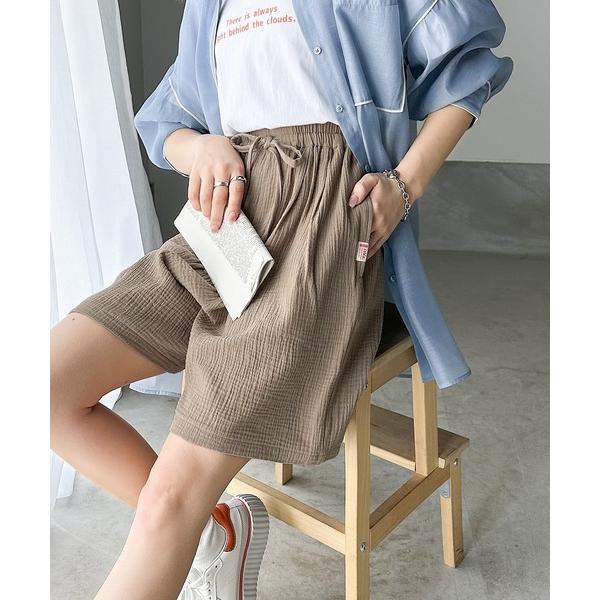 「Java」 ショートパンツ MEDIUM ベージュ レディース