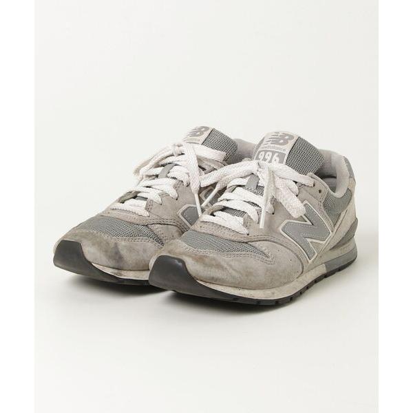 「New Balance」 ローカットスニーカー 23.0cm グレー レディース