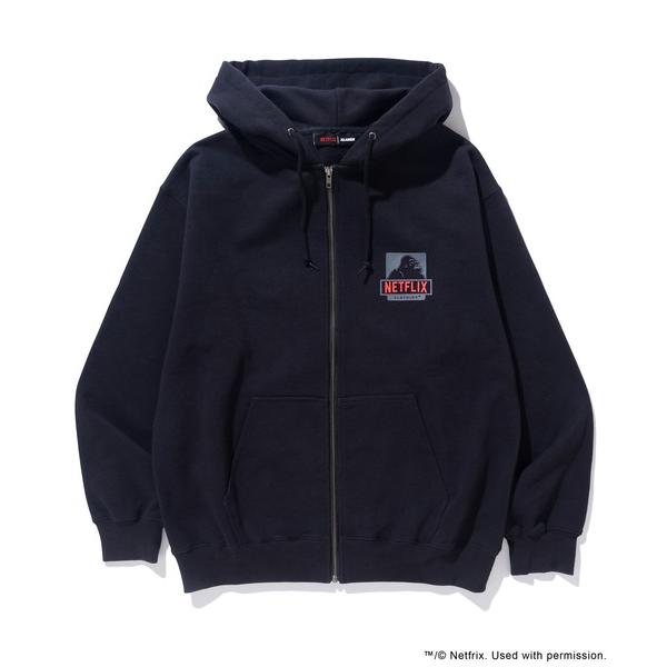 「XLARGE」 ジップアップパーカー L ブラック メンズ