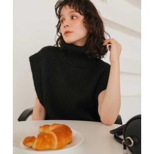 「titivate」 タートルネックニット M ブラック レディース