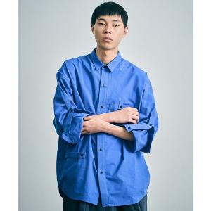 ブラウス シャツ ロールアップシャツ レディース メンズ