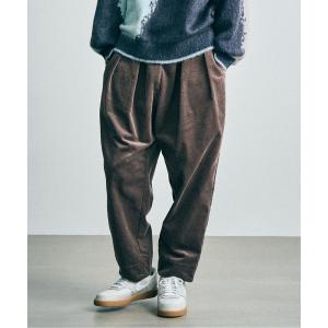 パンツ コーデュロイタックドローパンツ レディース メンズ