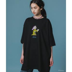 tシャツ Disney 「Snow White」 NON TOKYO 　PRINT BIG T-SHIRT(DOPEY) レディース メンズ