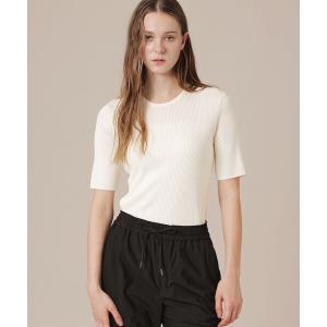 tシャツ 「WEB・一部店舗限定」ハイツイストリブコットンプルオーバー レディース
