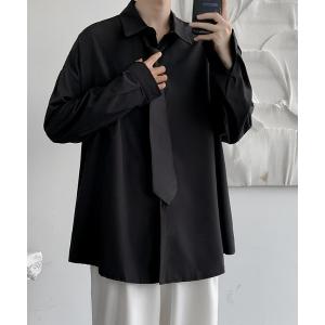 シャツ メンズシャツ ネクタイ付き メンズ