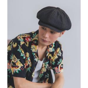 帽子 キャスケット デニムダービーキャスケット / 2WAY・サイズ調整可能（M/XL) メンズ レディース