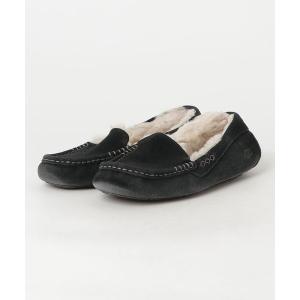 「UGG」 モカシンシューズ 23cm ブラック レディース