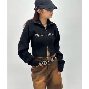 「WHO'S WHO gallery」 ニットカーディガン FREE ブラック系その他2 レディース