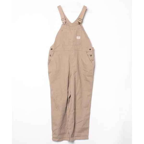 「Java」 オーバーオール LARGE ベージュ レディース