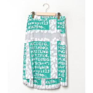 「mintdesigns」 プリーツスカート - グレー レディース