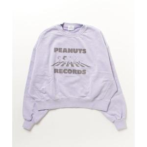 「PEANUTS」 スウェットカットソー「Coenコラボ」 FREE ライラック レディース