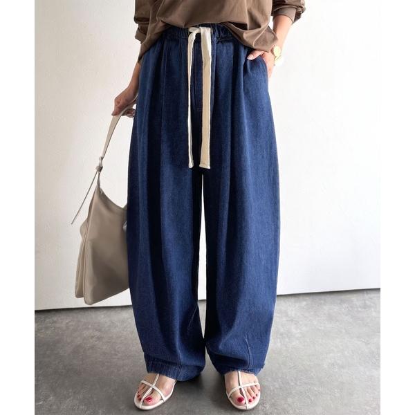 「Java」 デニムパンツ MEDIUM インディゴブルー レディース