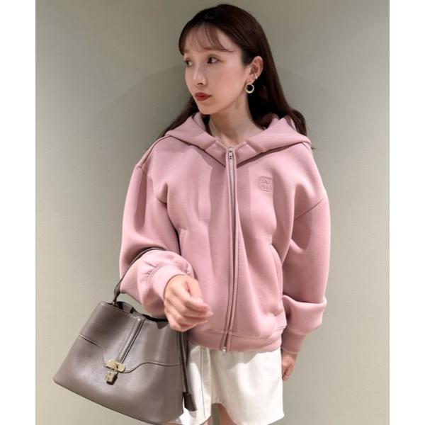 「SNIDEL」 ジップアップパーカー ONE SIZE ピンク レディース