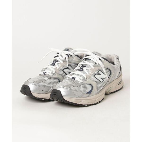 「New Balance」 ローカットスニーカー 26.0cm シルバー メンズ