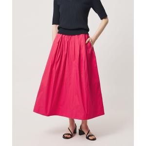 ロング スカート ボリューム タック スカート ‐ウォッシャブル‐