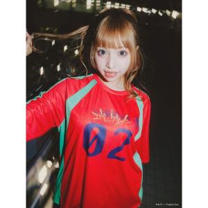 tシャツ 「新世紀エヴァンゲリオンコラボ」レイ アスカ ユニフォームTシャツ レディース
