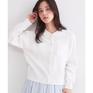 ポロ衿デザイン カーディガン