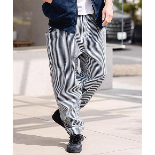 パンツ mp14936- ヒッコリーデニム変形ブッシュバルーンパンツ(HLCM0243) メンズ