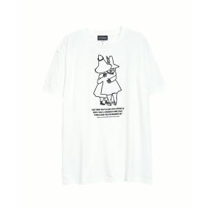 tシャツ 「 MOOMIN / ムーミン 」 ヨクサル ＆ スナフキン　Tシャツ　WNI レディース メンズ