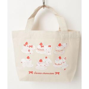 トートバッグ 「 sanrio / サンリオ 」 サンリオキャラクターズ　ケーキ　ランチトートバッグ　WNI レディース メンズ