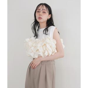 tシャツ フリルビスチェドッキングT レディース