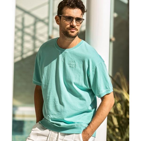 tシャツ 1PIU1UGUALE3 RELAX(ウノピゥウノウグァーレトレ リラックス)ロゴ刺繍 ピ...