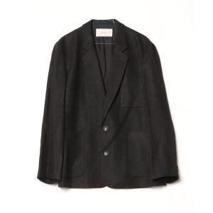 メンズリネンブルゾンジャケット