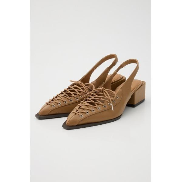 サンダル ミュール POINTED LACE UP ミュール レディース