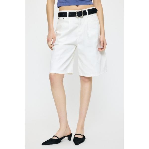 ジーンズ デニム デニムパンツ TUCKED COCOON BERMUDA ショーツ レディース