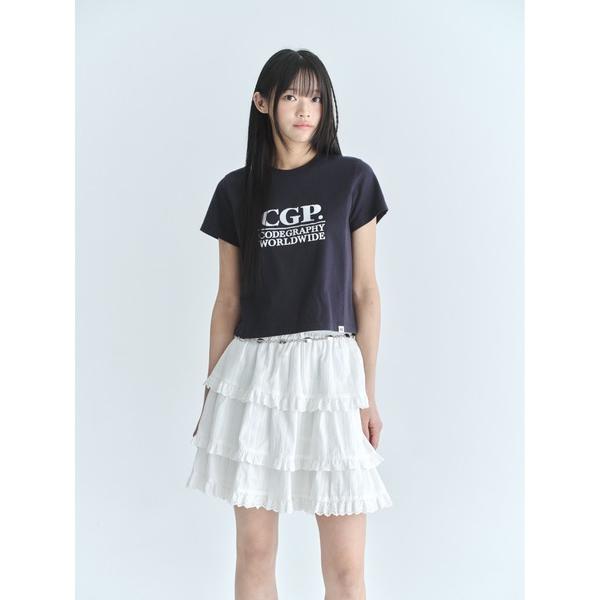 tシャツ (Women's) Square Logo Short Sleeve T-shirt CB...