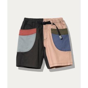 ハーフパンツ パンツ 短パン ストレッチオックス クレイジー脇ポケショーツ メンズ レディース