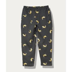 パンツ ブッチャー 総柄プリント イージーアンクルパンツ メンズ レディース