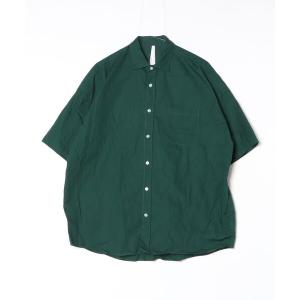 「SITRY」 半袖シャツ L グリーン メンズ